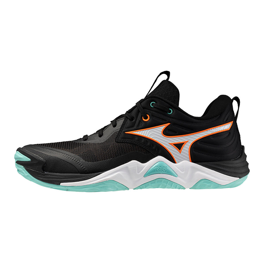 Mizuno WAVE MOMENTUM ELITE Black/Tangelo/Ice Green